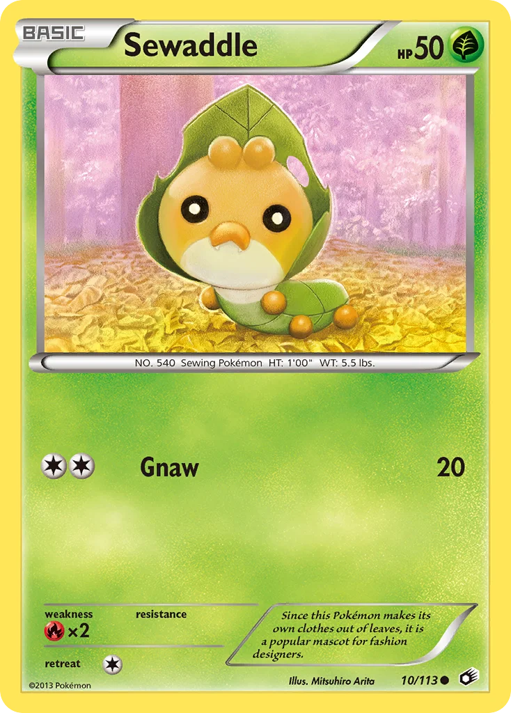 Sewaddle · Legendary Treasures