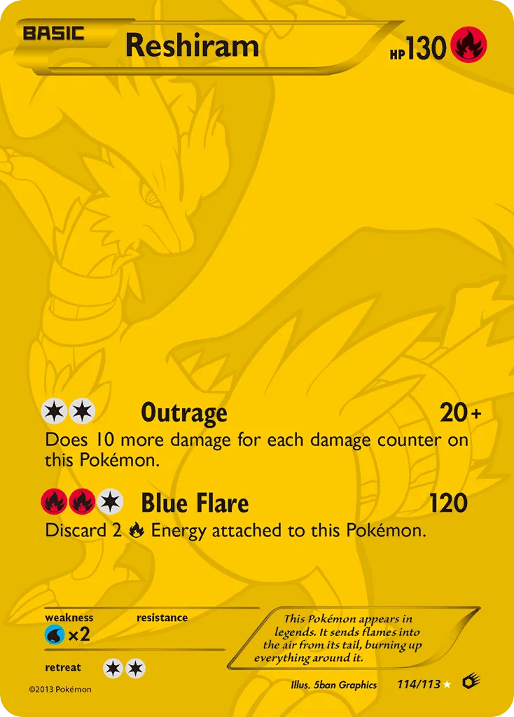 Reshiram · Legendary Treasures
