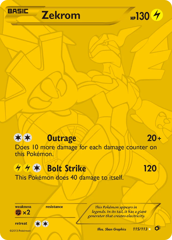 Zekrom · Legendary Treasures