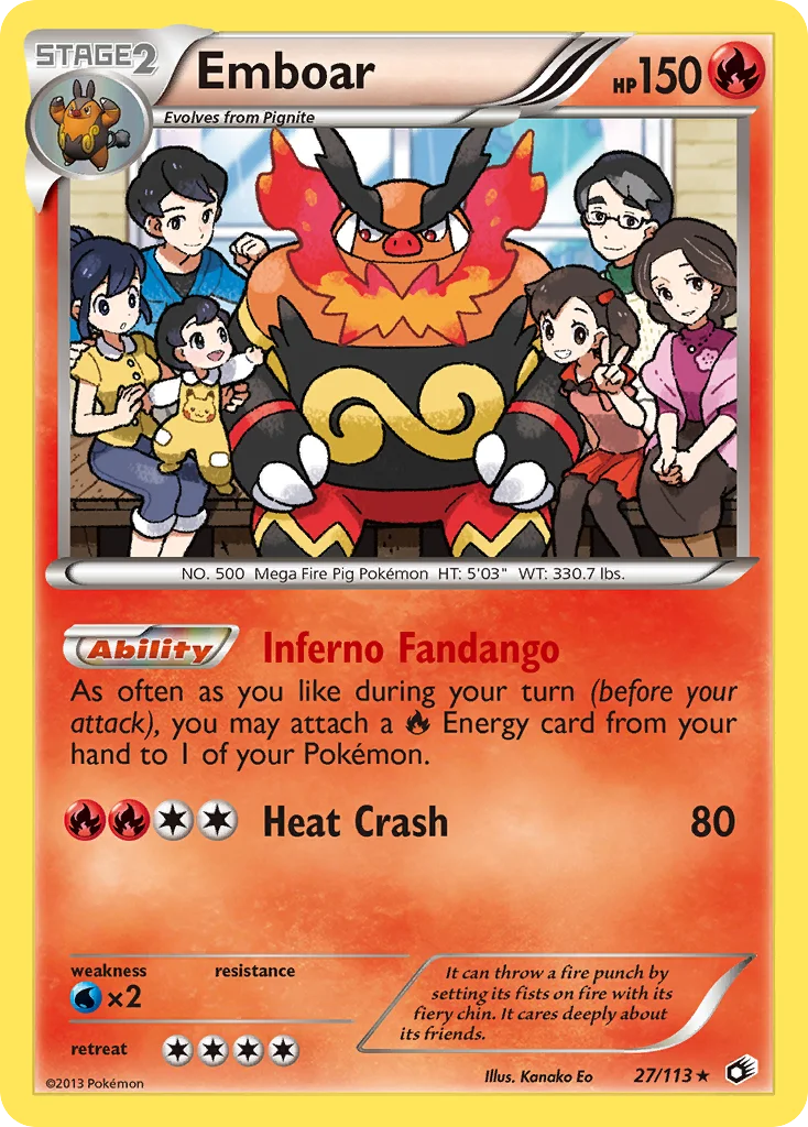 Emboar · Legendary Treasures
