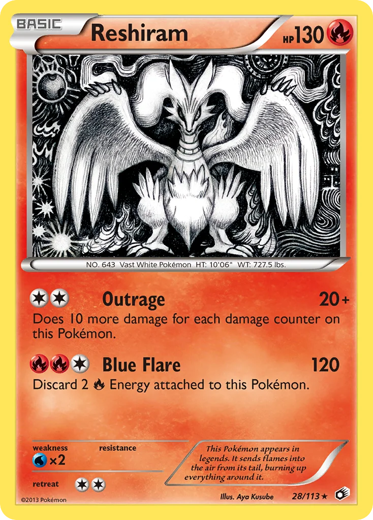 Reshiram · Legendary Treasures