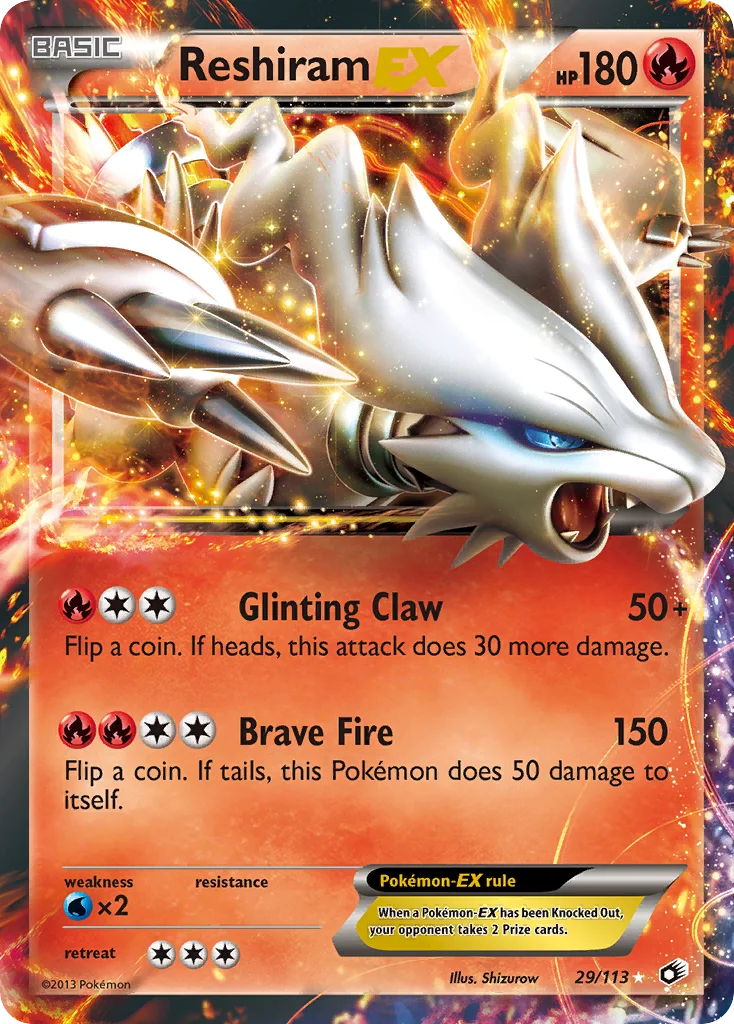 Reshiram-EX · Legendary Treasures