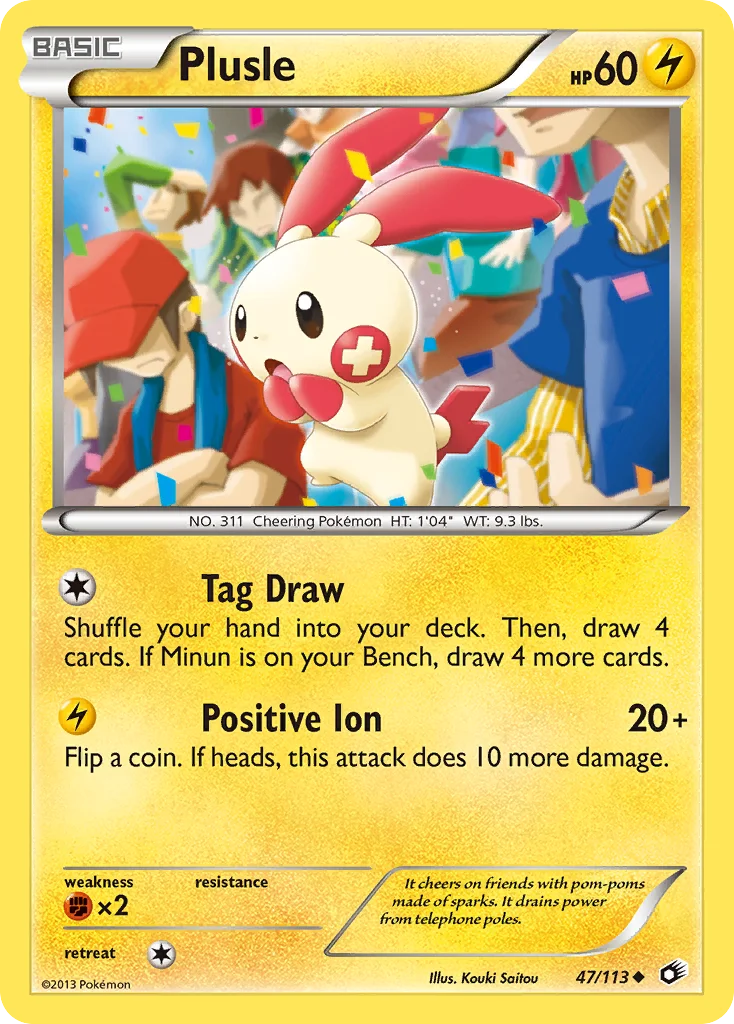 Plusle · Legendary Treasures