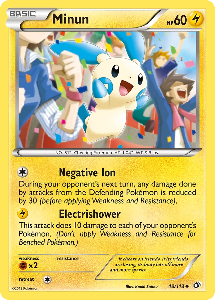 Minun · Legendary Treasures