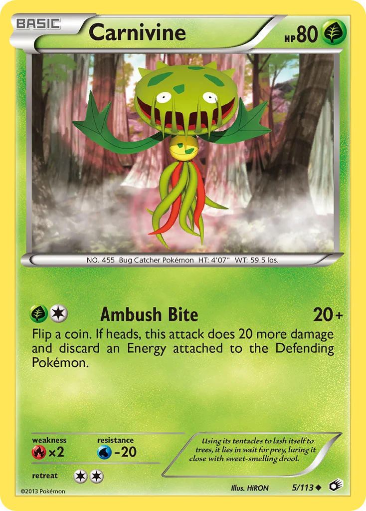 Carnivine · Legendary Treasures