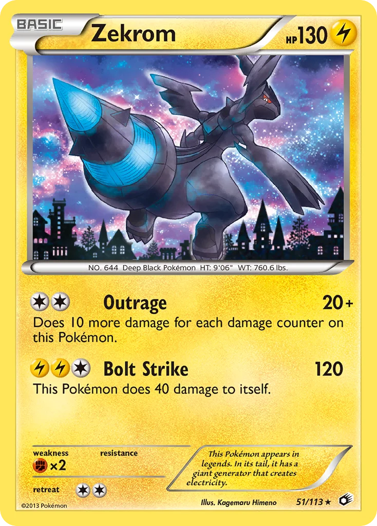 Zekrom · Legendary Treasures