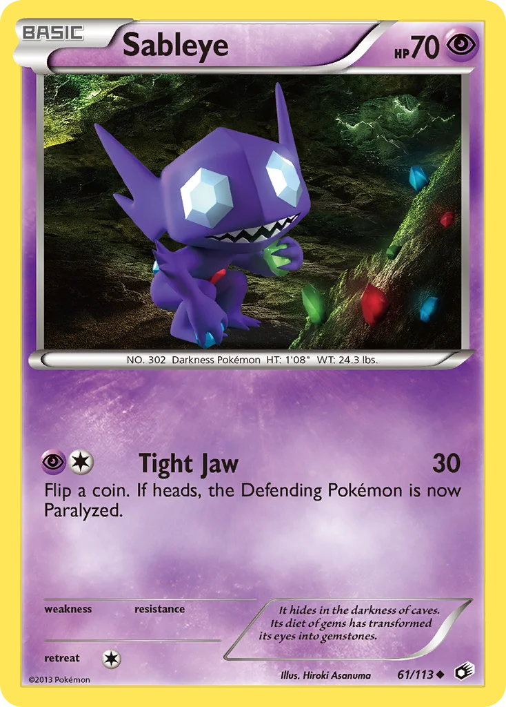 Sableye · Legendary Treasures