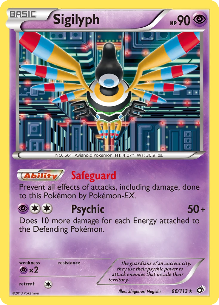 Sigilyph · Legendary Treasures