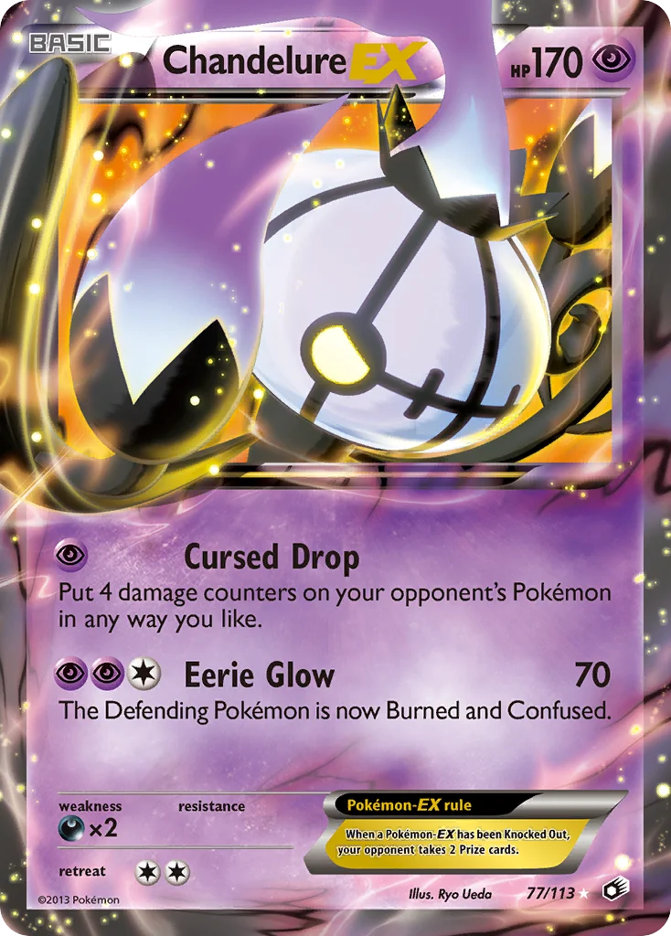 Chandelure-EX · Legendary Treasures