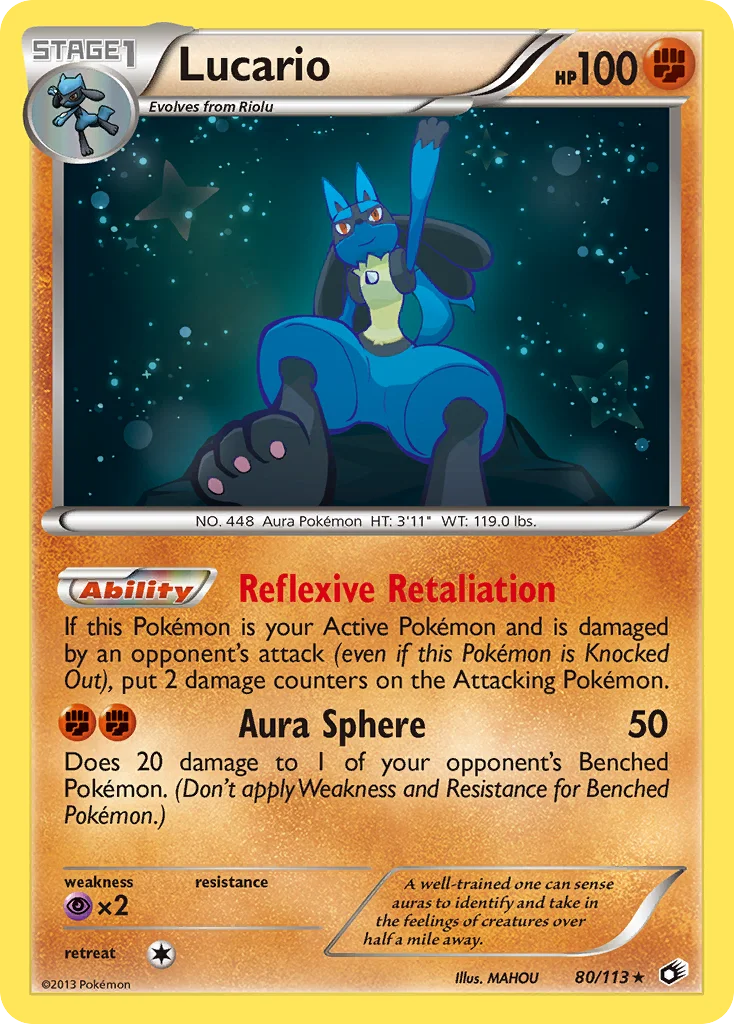 Lucario · Legendary Treasures