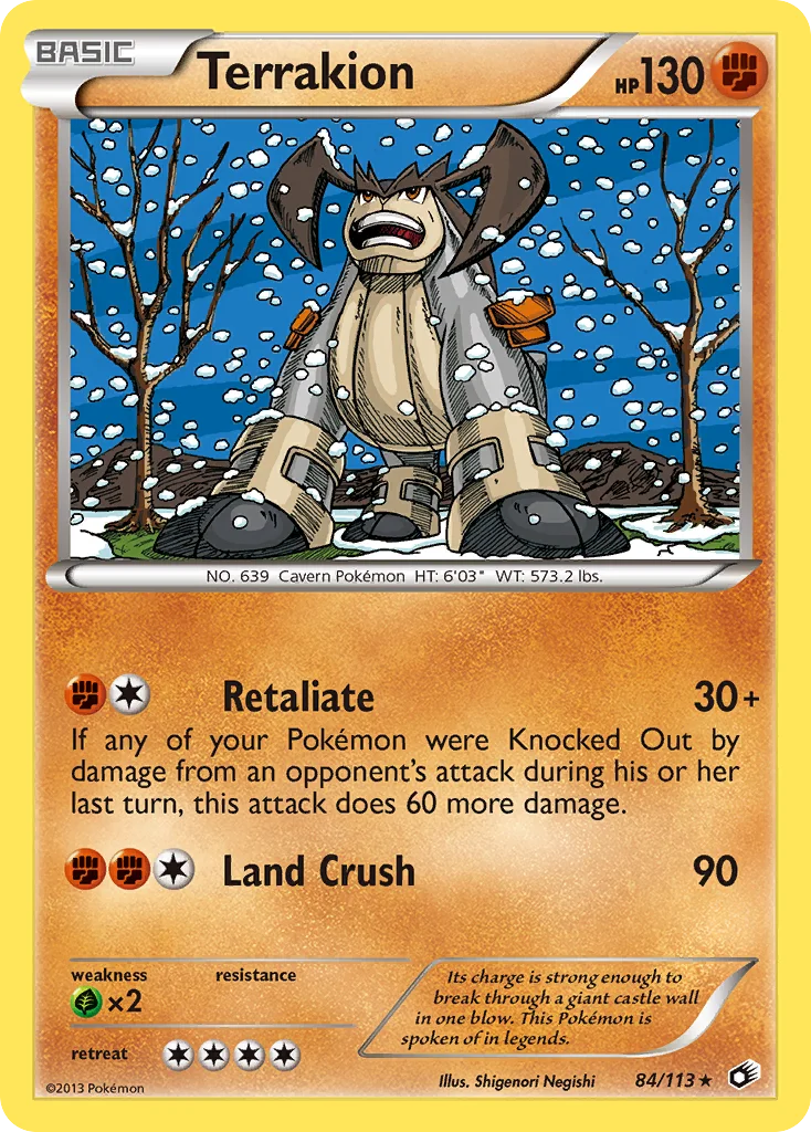Terrakion · Legendary Treasures