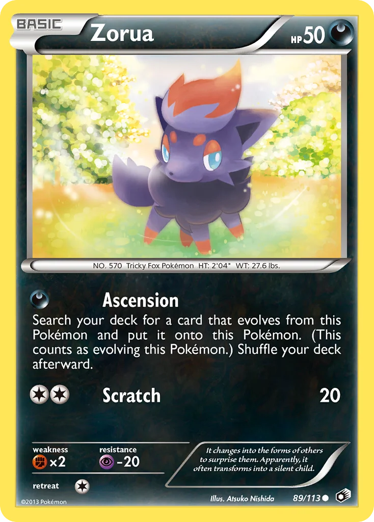 Zorua · Legendary Treasures