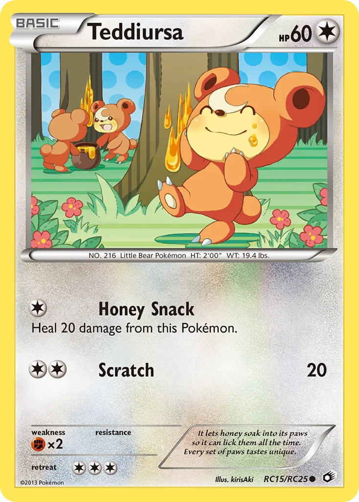 Teddiursa · Legendary Treasures