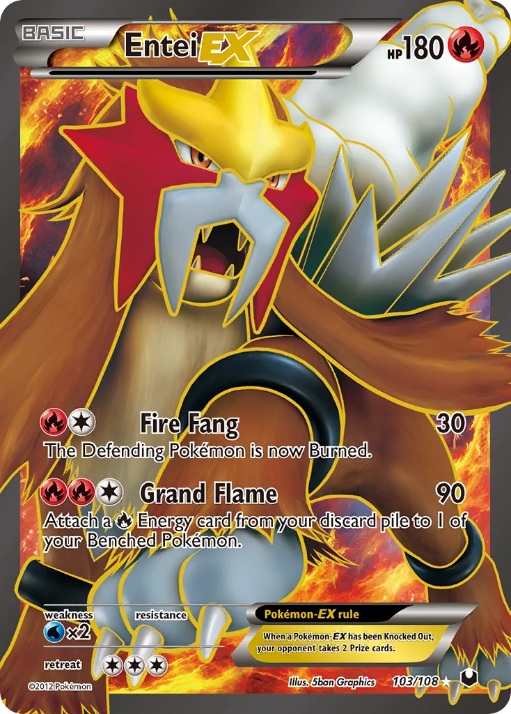 Entei-EX · Dark Explorers