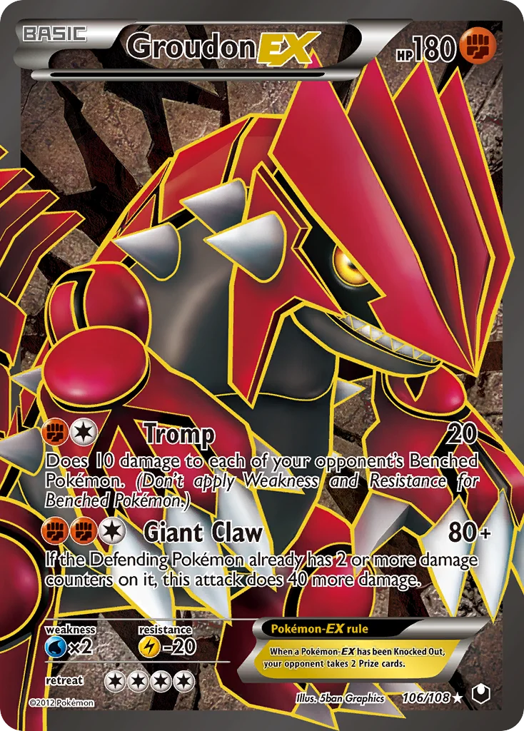 Groudon-EX · Dark Explorers