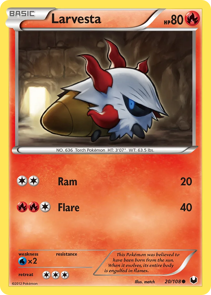 Larvesta · Dark Explorers