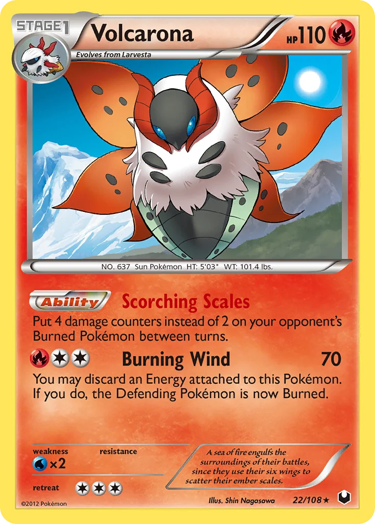 Volcarona · Dark Explorers