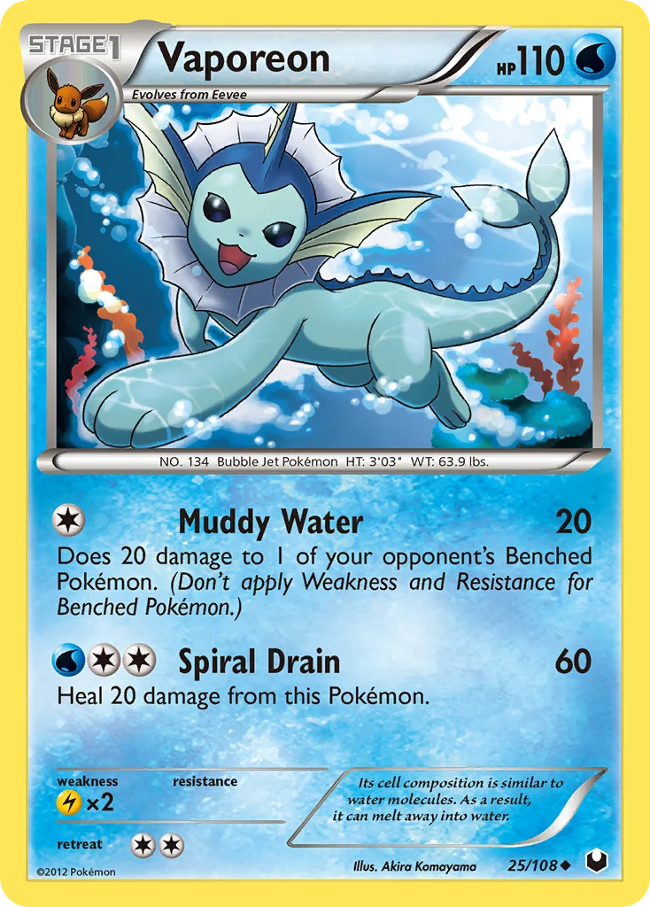 Vaporeon · Dark Explorers