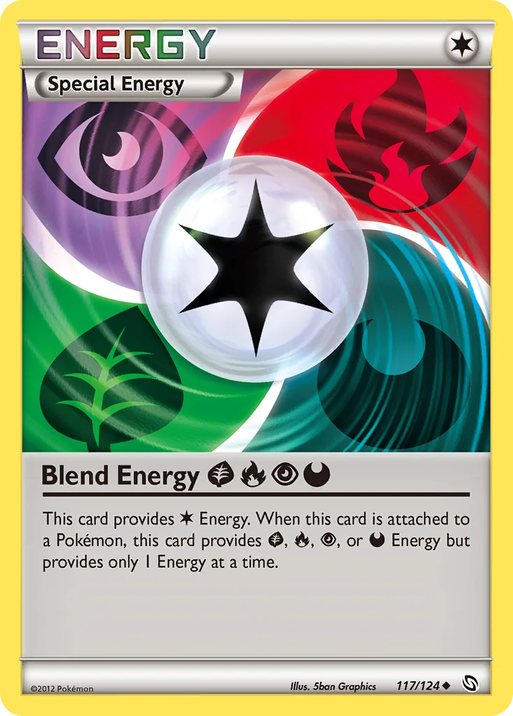 Blend Energy GrassFirePsychicDarkness · Dragons Exalted