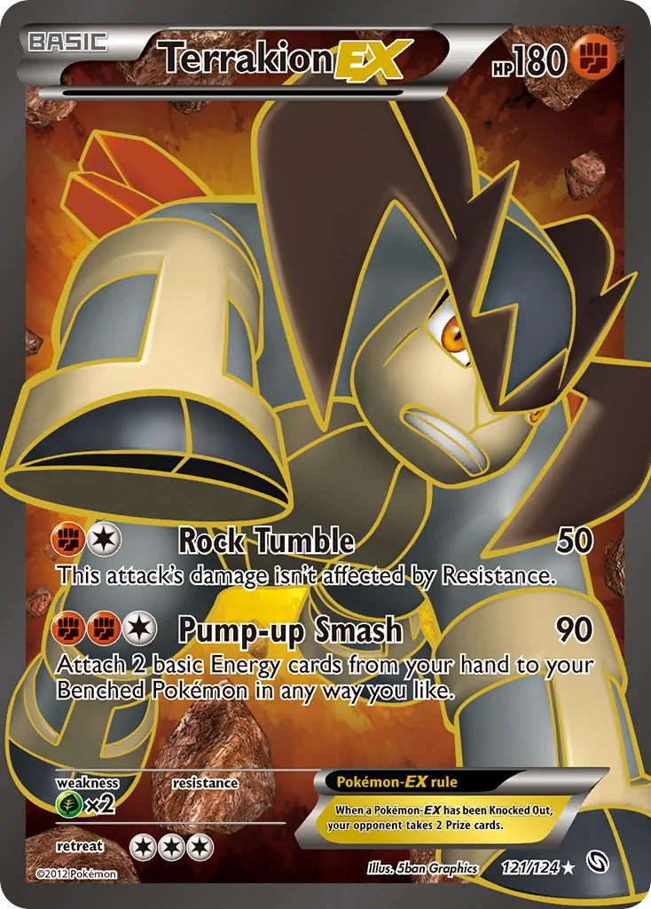 Terrakion-EX · Dragons Exalted