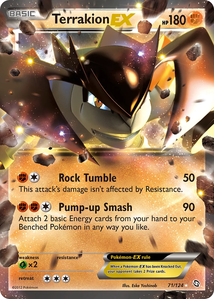 Terrakion-EX · Dragons Exalted