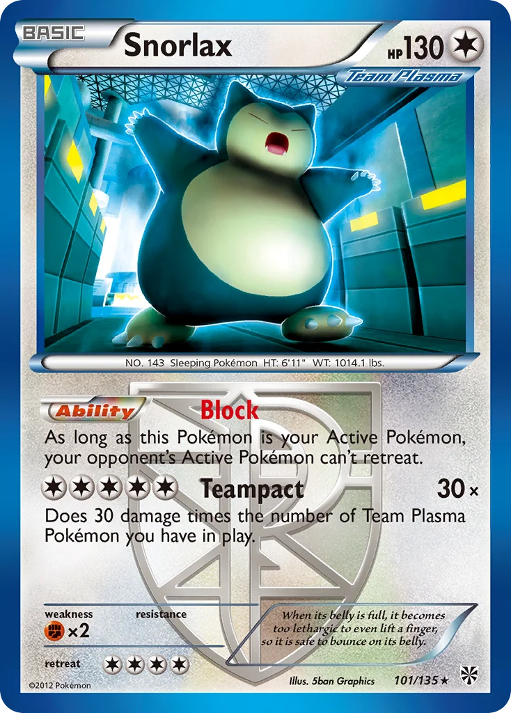 Snorlax · Plasma Storm