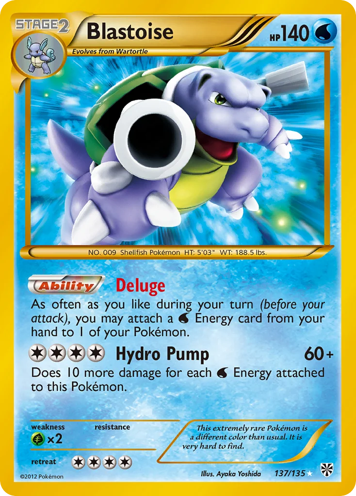 Blastoise · Plasma Storm
