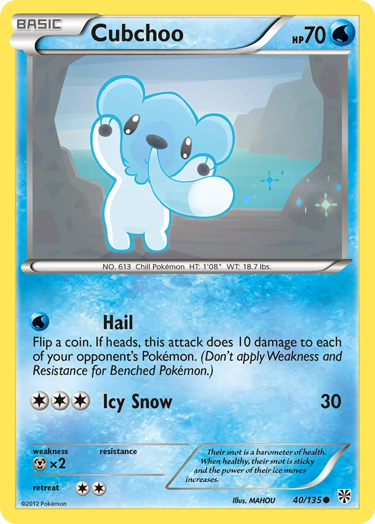 Cubchoo · Plasma Storm