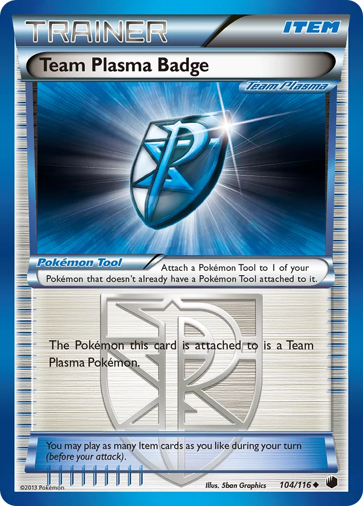 Team Plasma Badge · Plasma Freeze