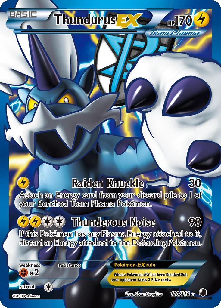 Thundurus-EX · Plasma Freeze