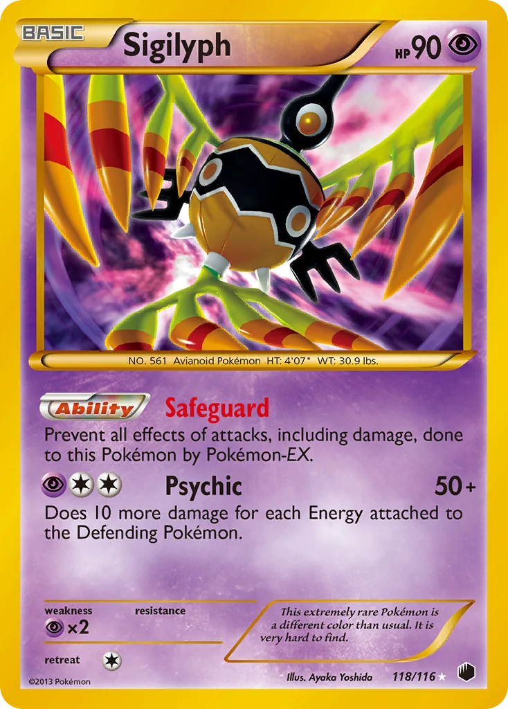 Sigilyph · Plasma Freeze