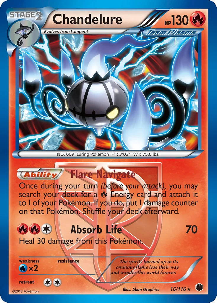 Chandelure · Plasma Freeze