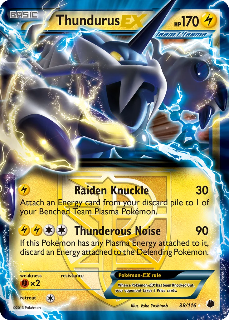 Thundurus-EX · Plasma Freeze