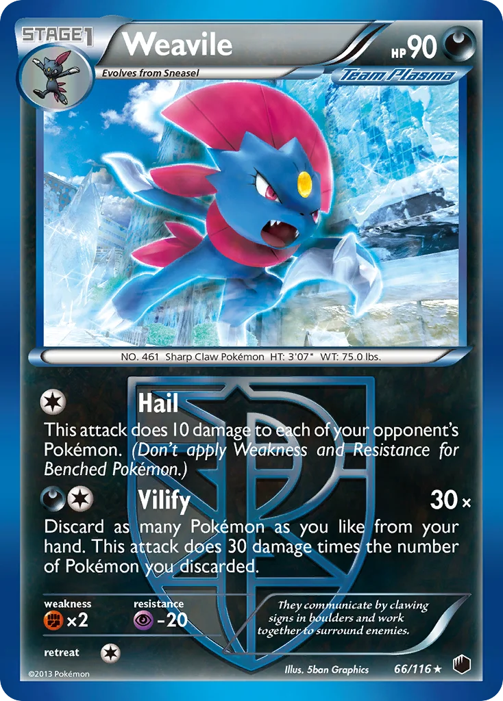 Weavile · Plasma Freeze