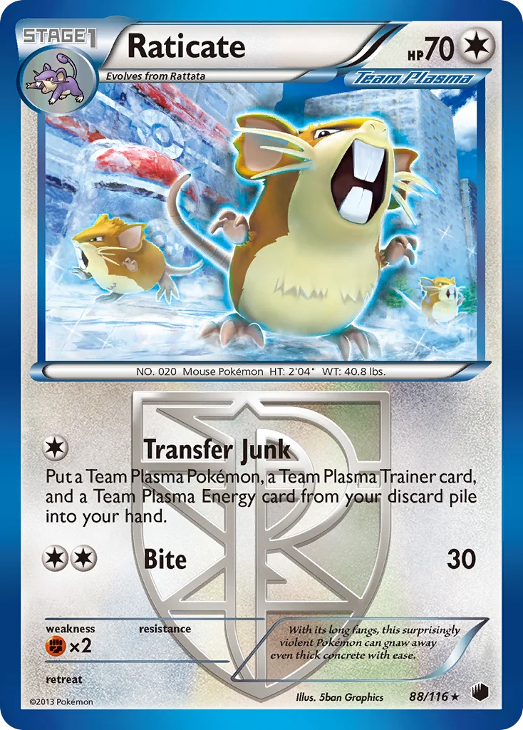 Raticate · Plasma Freeze