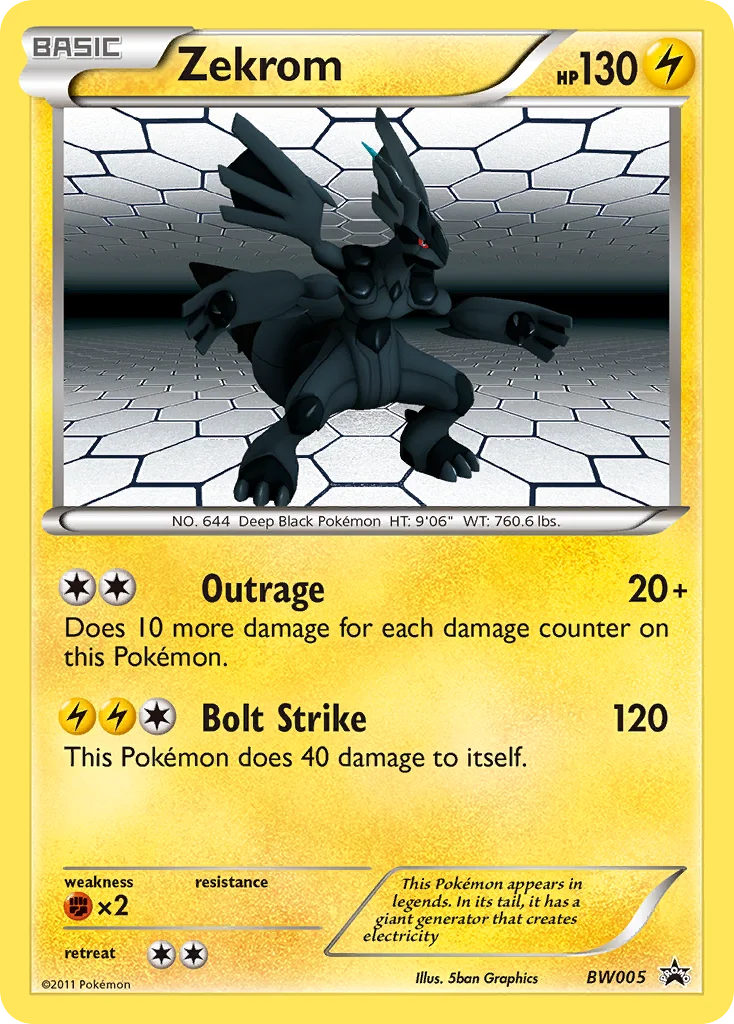 Zekrom · BW Black Star Promos