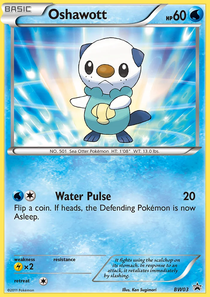 Oshawott · BW Black Star Promos