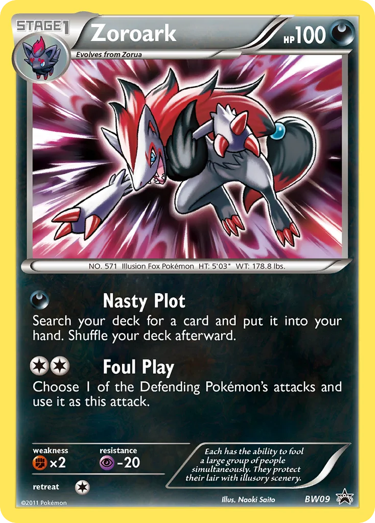 Zoroark · BW Black Star Promos