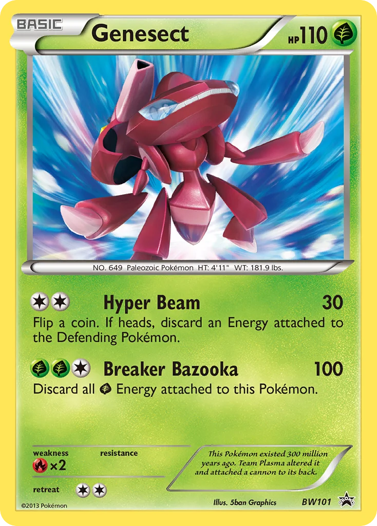 Genesect · BW Black Star Promos