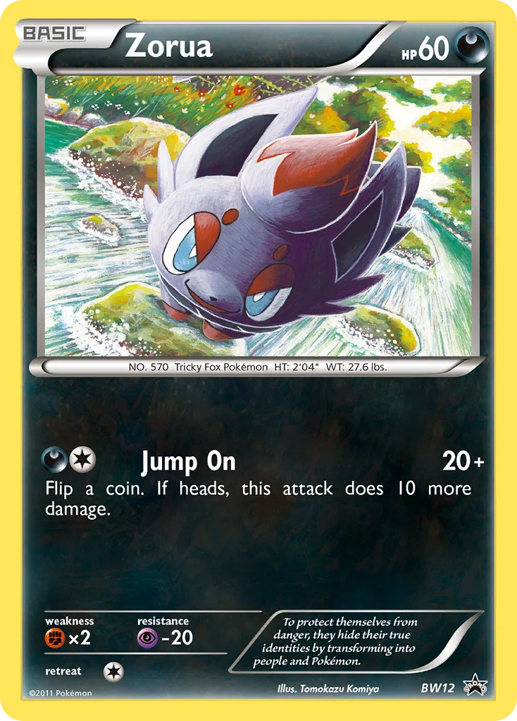 Zorua · BW Black Star Promos