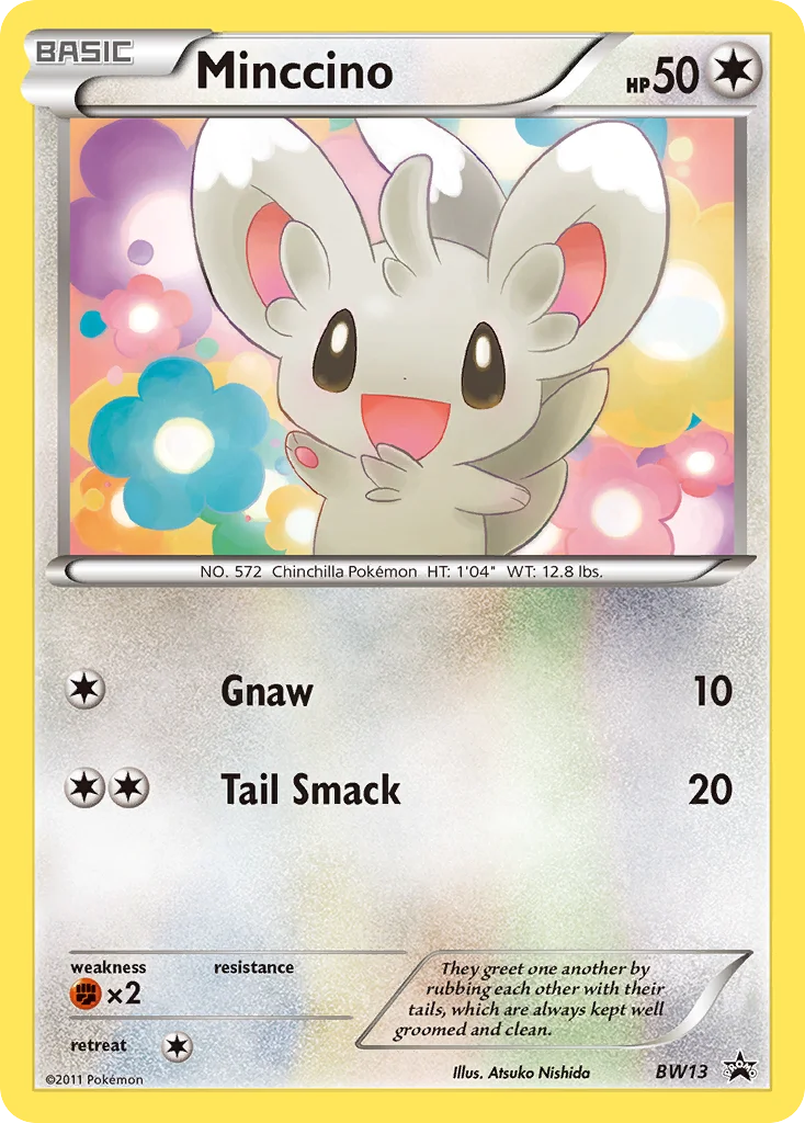 Minccino · BW Black Star Promos