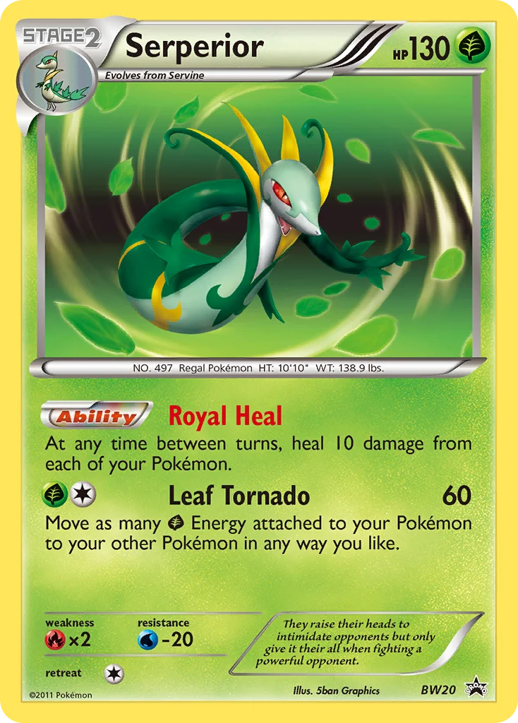 Serperior · BW Black Star Promos
