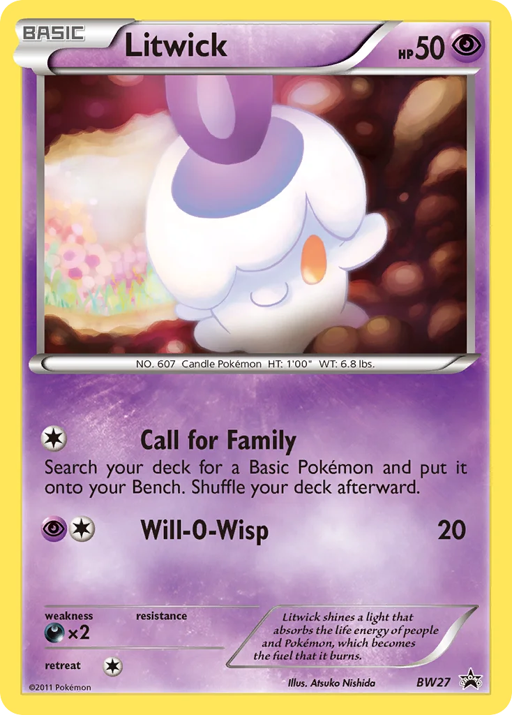 Litwick · BW Black Star Promos