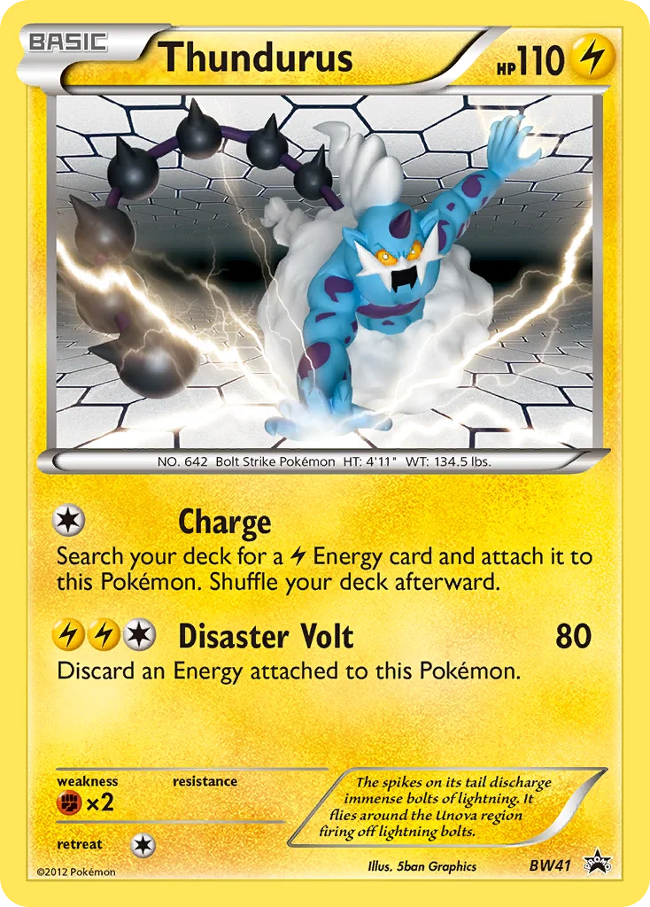 Thundurus · BW Black Star Promos