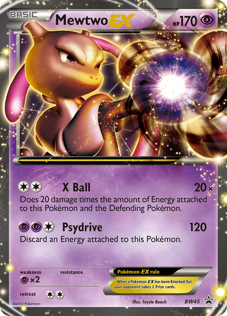 Mewtwo-EX · BW Black Star Promos
