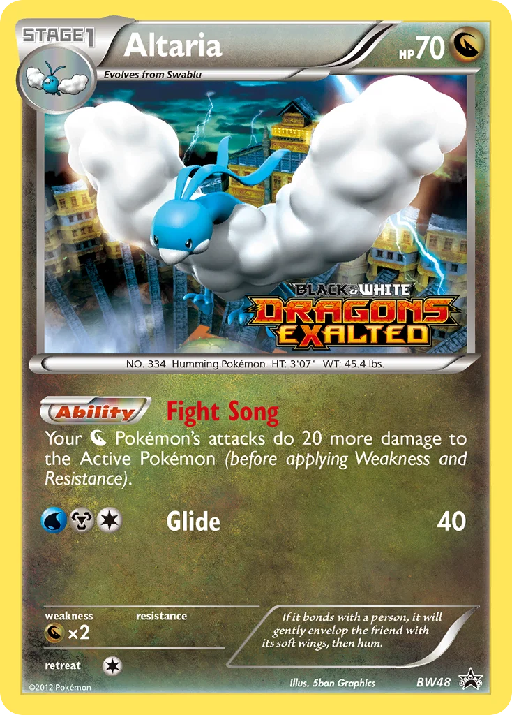 Altaria · BW Black Star Promos