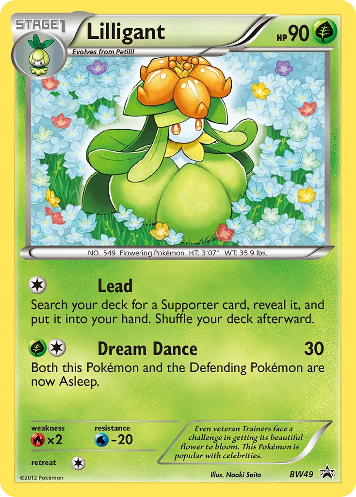 Lilligant · BW Black Star Promos