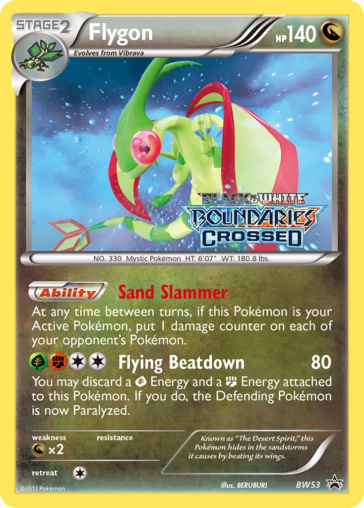 Flygon · BW Black Star Promos