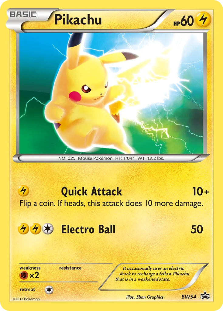Pikachu · BW Black Star Promos