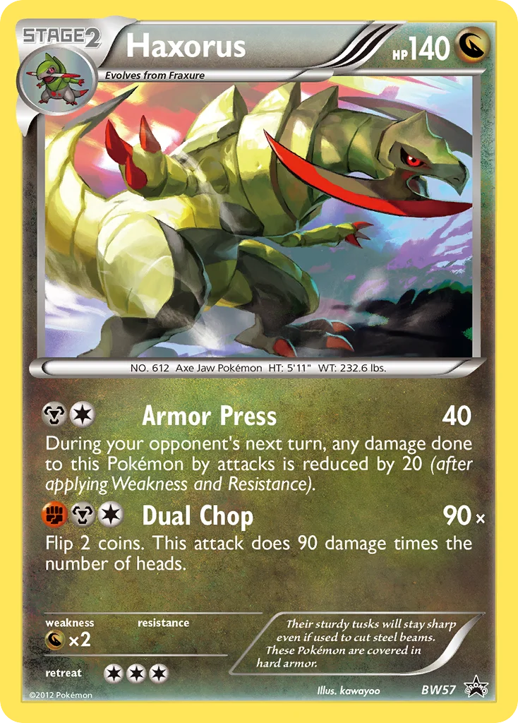 Haxorus · BW Black Star Promos